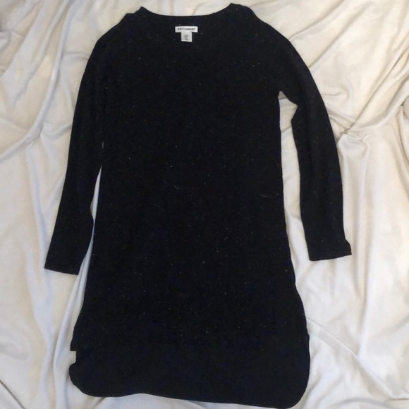 Black Dress with Subtle White Dots - Picture 1 of 2